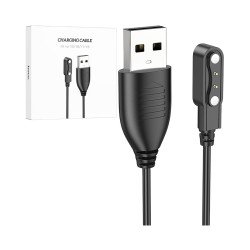 Carregador Sem Fio Hoco Para Smartwatch Y5/Y6/Y7/Y8/Y5 Pro Preto Carregador Sem Fio Hoco Para Smartwatch Y5/Y6/Y7/Y8/Y5 Pro Preto